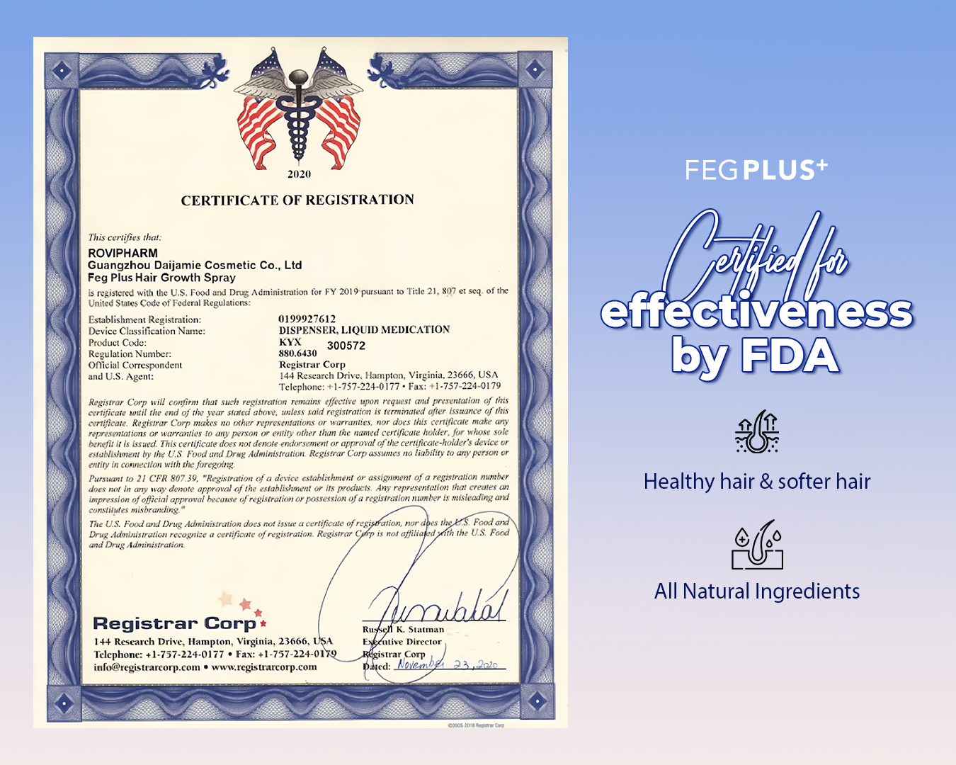 FEG Hair Growth Spray 50ml