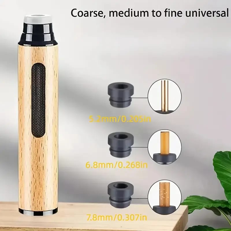 Handheld Car Cigarette Holder, High Temperature Resistance Portable Easy To Use Handheld Car Ashtray 50mAh for Home(Black)